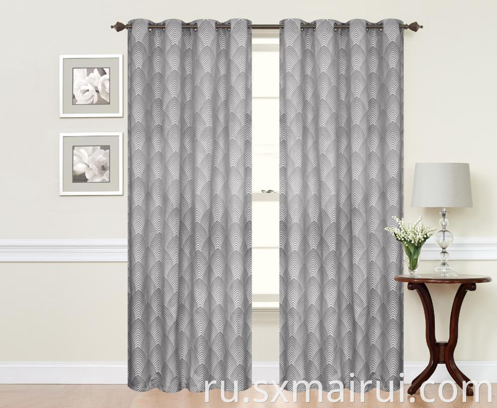 Attractive Designs Jacquard Curtains Panel